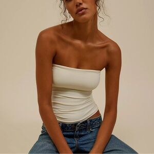 Free People White Tube Tank - The Carrie